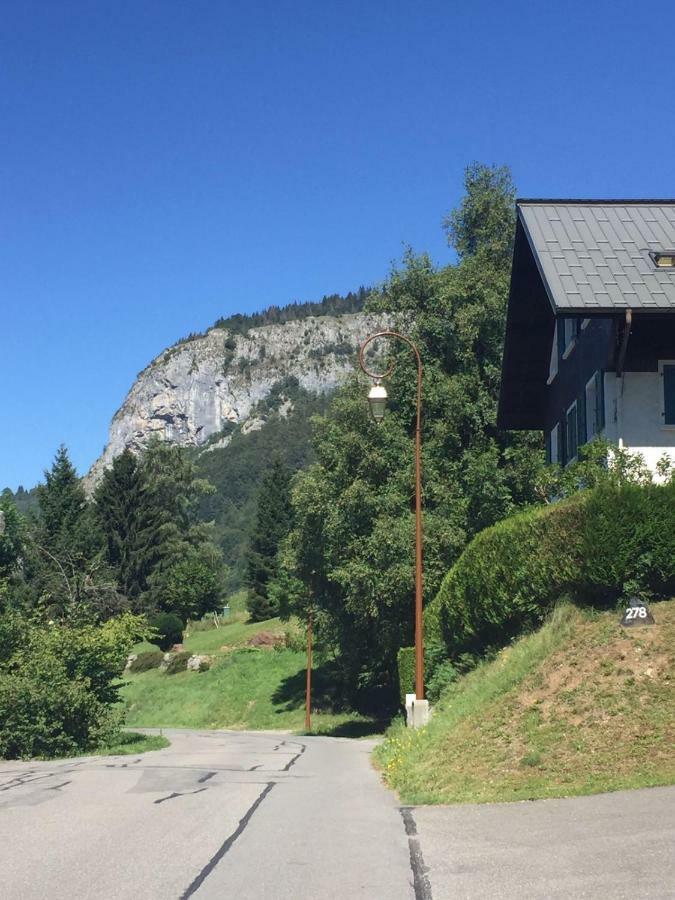Chalet La Grande Vue Saint-Jean-dʼAulps Esterno foto