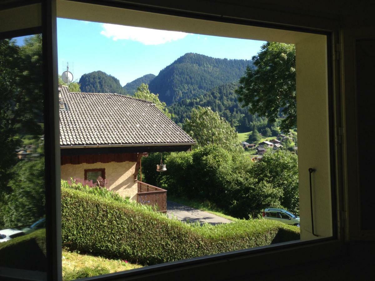 Chalet La Grande Vue Saint-Jean-dʼAulps Esterno foto