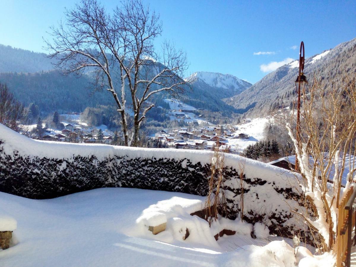 Chalet La Grande Vue Saint-Jean-dʼAulps Esterno foto
