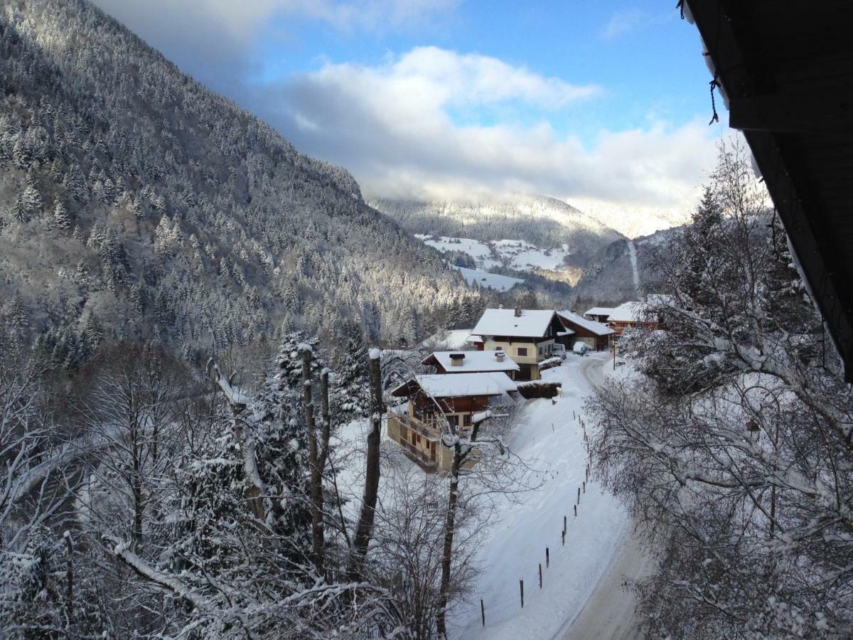 Chalet La Grande Vue Saint-Jean-dʼAulps Esterno foto