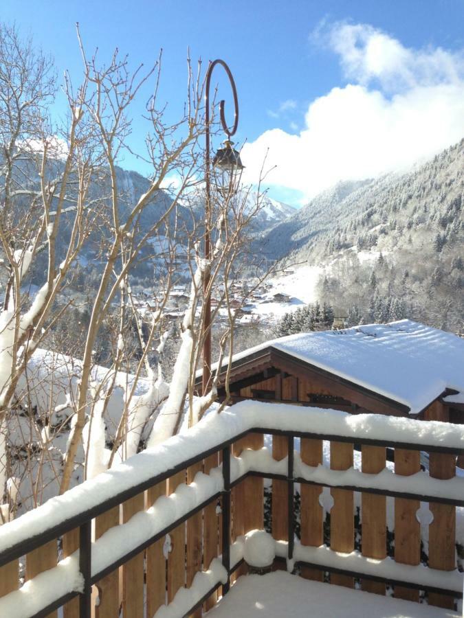 Chalet La Grande Vue Saint-Jean-dʼAulps Esterno foto