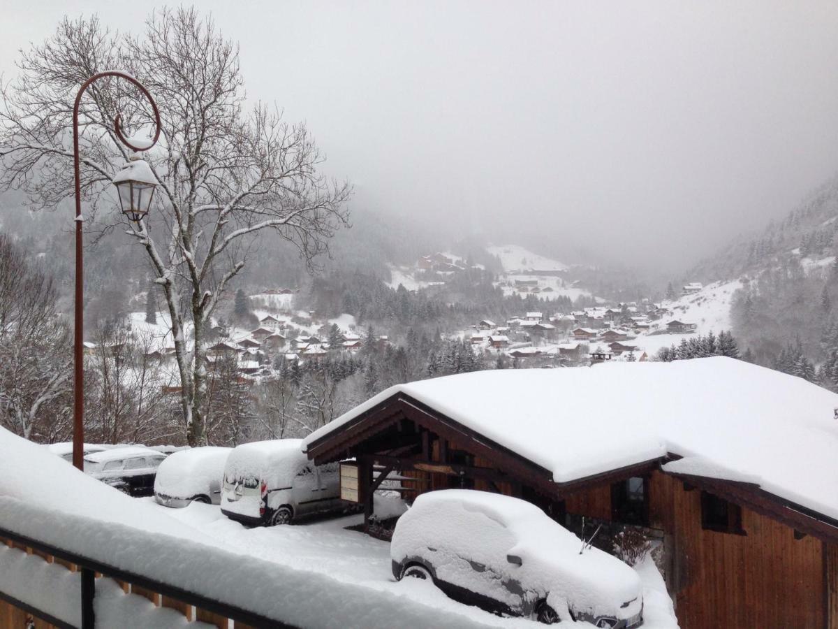 Chalet La Grande Vue Saint-Jean-dʼAulps Esterno foto